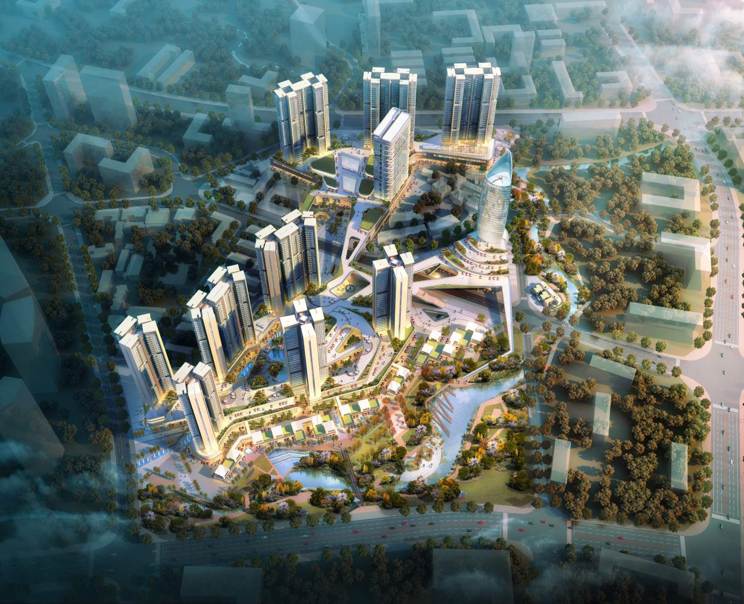 貴州習水縣朝陽(yáng)新城概念規劃設計方案